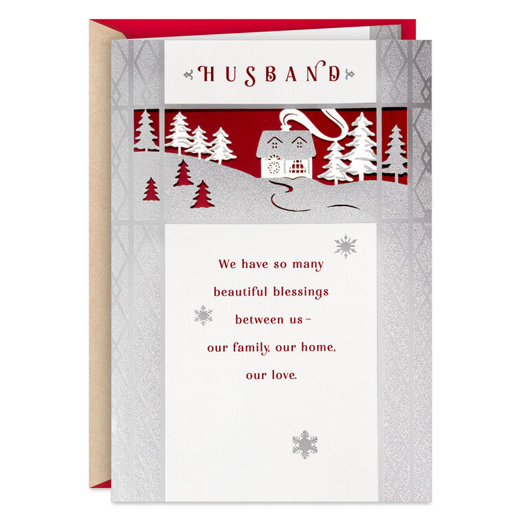 hallmark We Have So Many Blessings Christmas Card for Husband