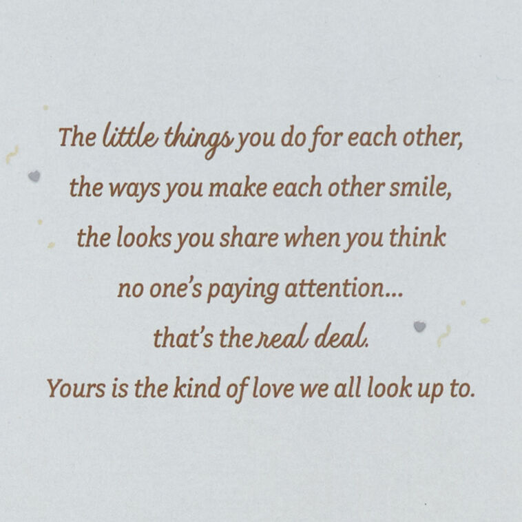 Hallmark We Look Up To Your Love Anniversary Card For Parents