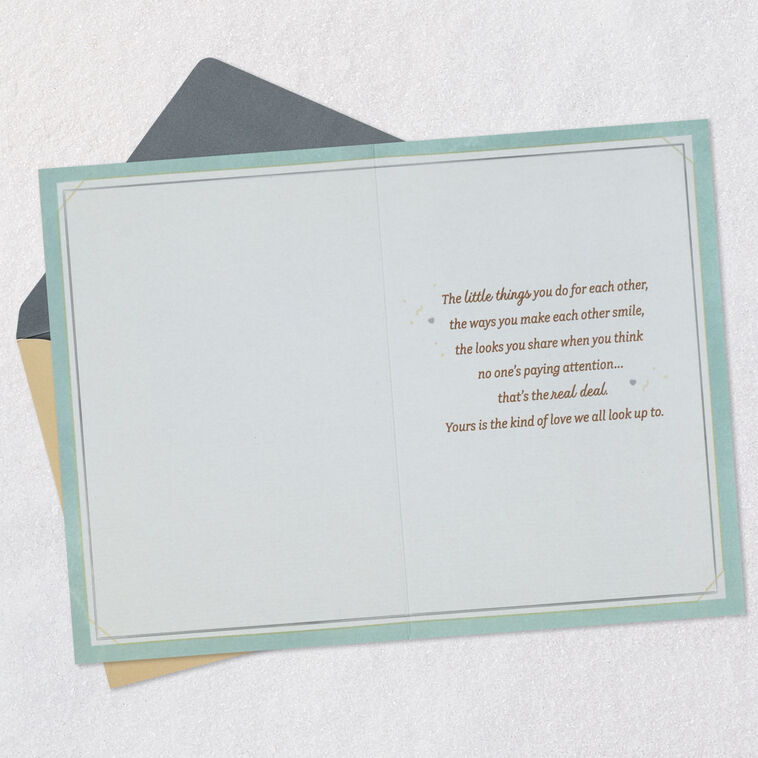 Hallmark We Look Up To Your Love Anniversary Card For Parents