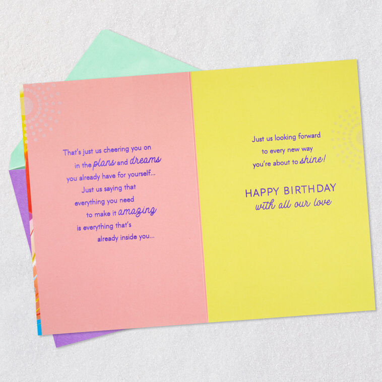 Hallmark We're Cheering You On Birthday Card For Daughter