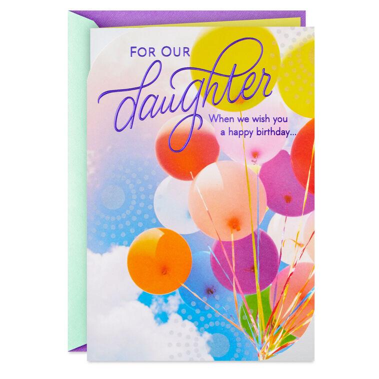 hallmark We're Cheering You On Birthday Card for Daughter