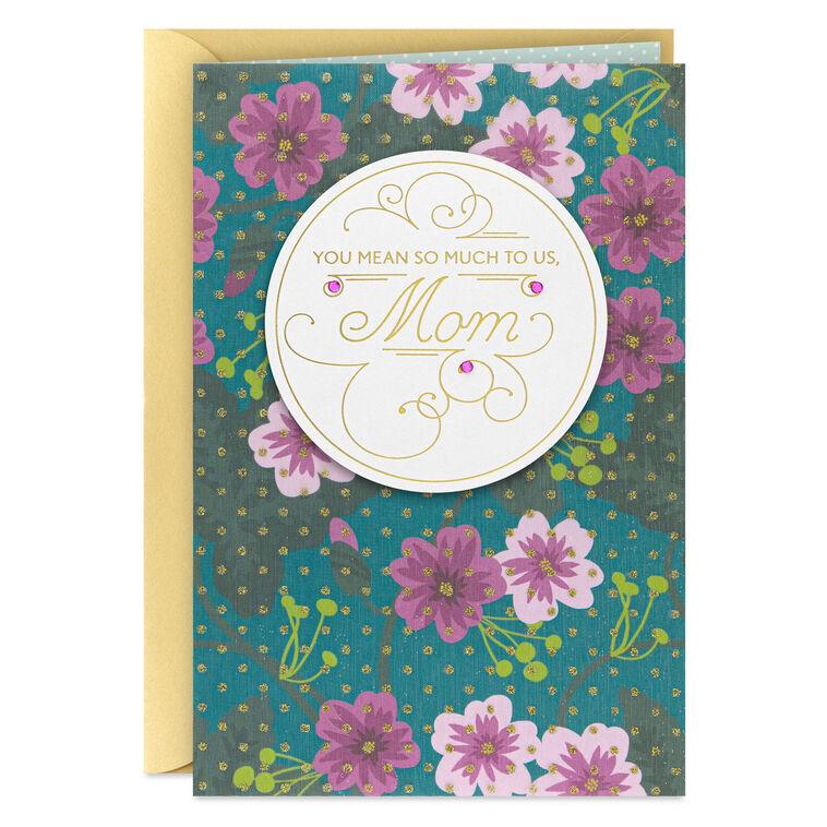 hallmark We're Lucky to Have You Birthday Card for Mom From Both