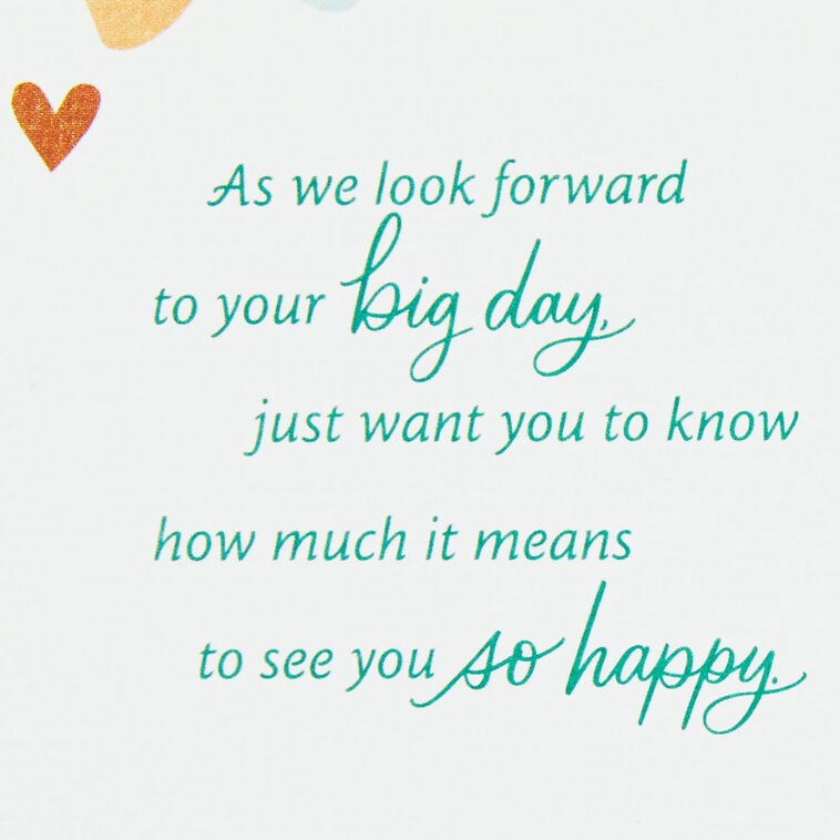Hallmark We're Showering You With Love Bridal Shower Card For Daughter