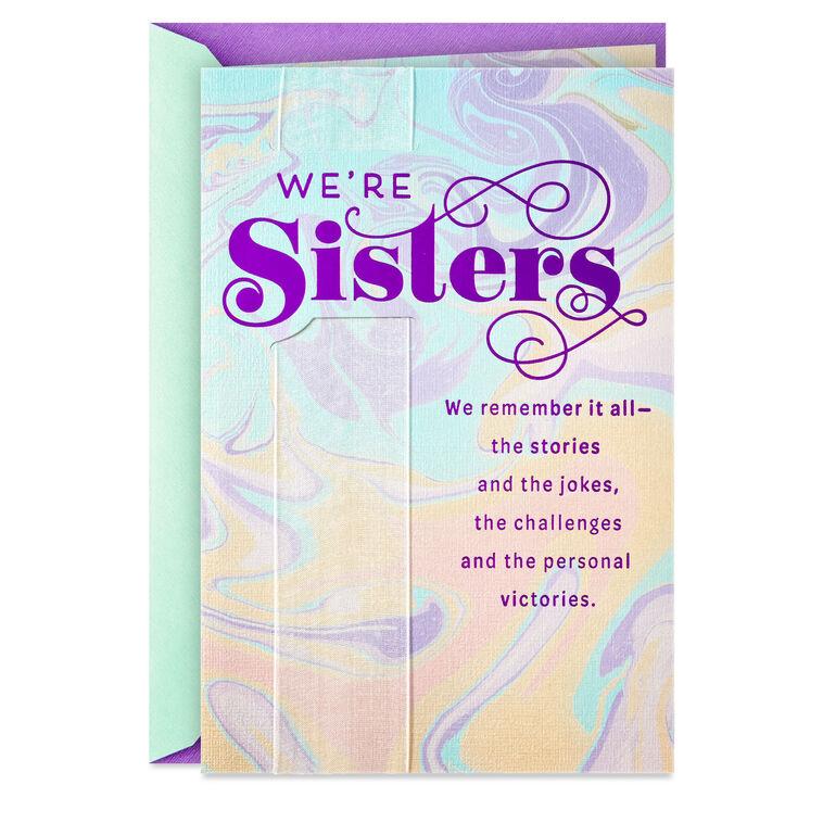 hallmark We Remember It All Birthday Card for Sister