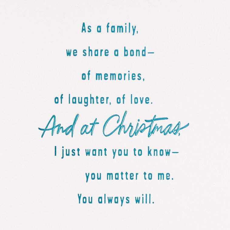 Hallmark We Share A Bond Christmas Card For Brother