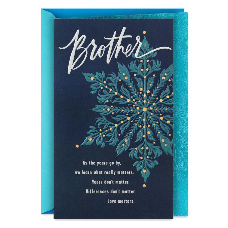 hallmark We Share a Bond Christmas Card for Brother
