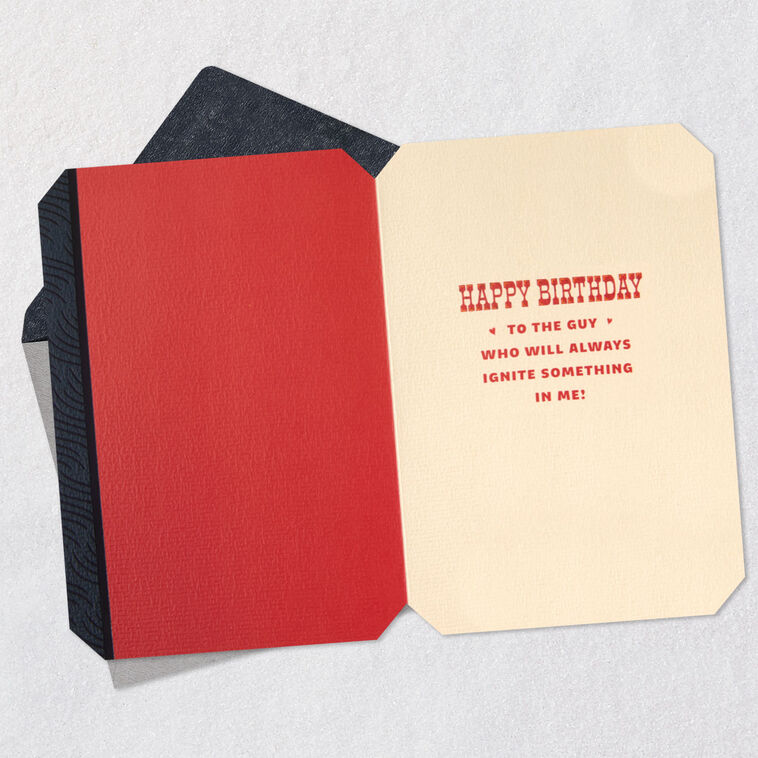 Hallmark We Still Got Fire Romantic Birthday Card For Him