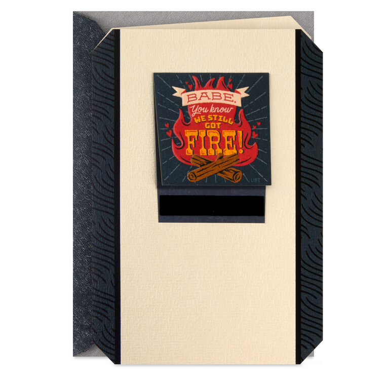 hallmark We Still Got Fire Romantic Birthday Card for Him