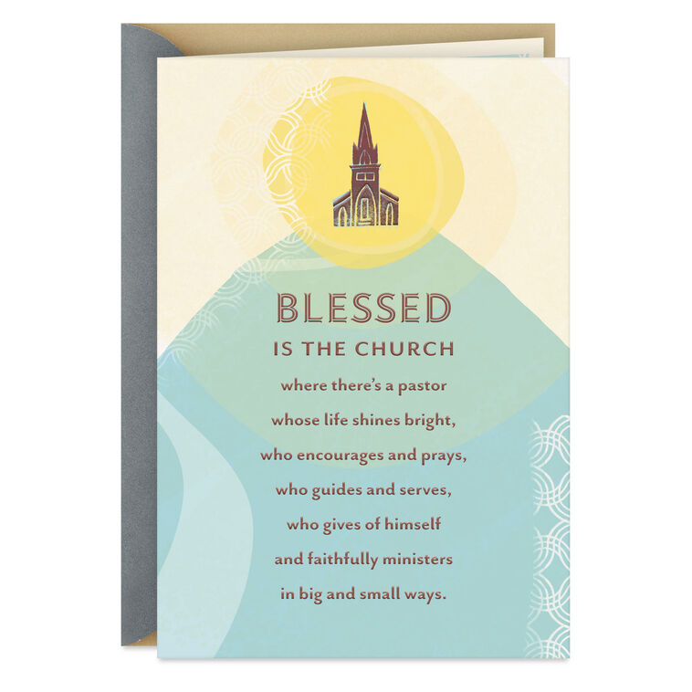 hallmark We Thank the Lord for You Pastor Appreciation Card