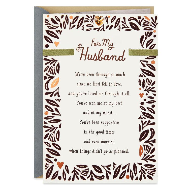 hallmark We've Been Through So Much Anniversary Card for Husband