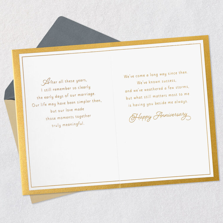 Hallmark We've Come A Long Way 50th Anniversary Card For Husband Or Wife