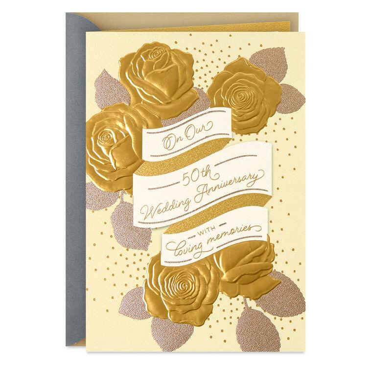 hallmark We've Come a Long Way 50th Anniversary Card for Husband or Wife