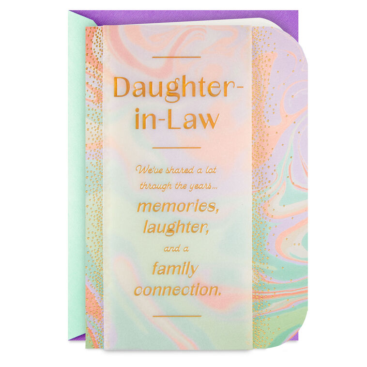 hallmark We've Shared a Lot Birthday Card for Daughter-in-Law