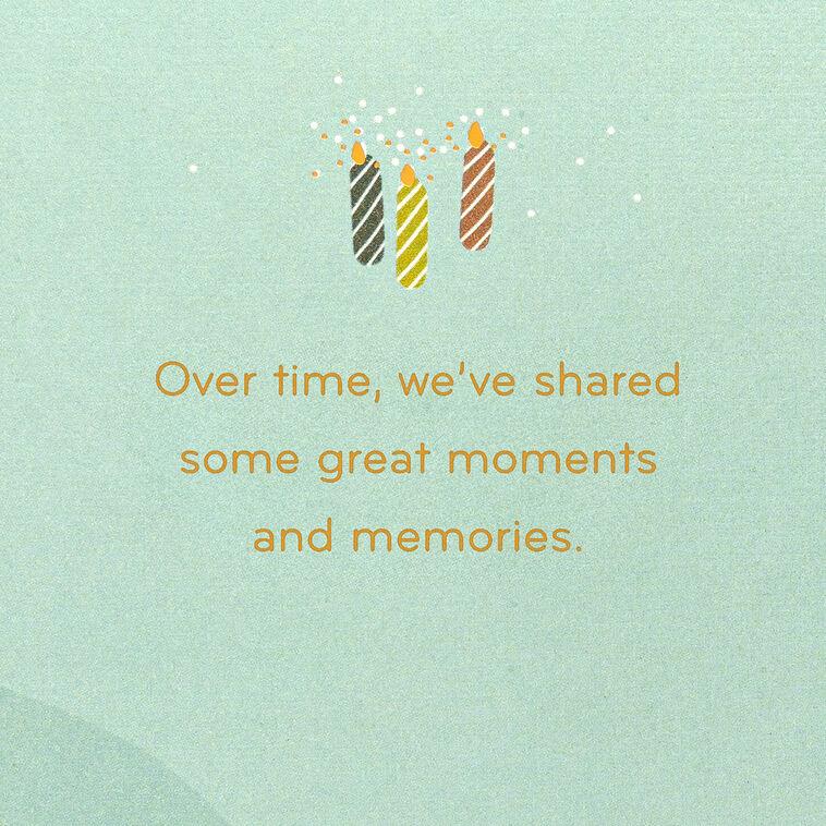 Hallmark We’ve Shared Great Moments Birthday Card For Stepson