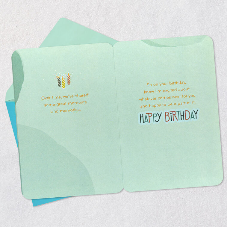 Hallmark We’ve Shared Great Moments Birthday Card For Stepson