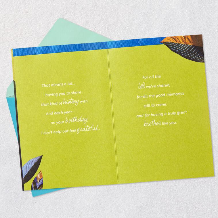 Hallmark We've Shared So Much Birthday Card For Brother