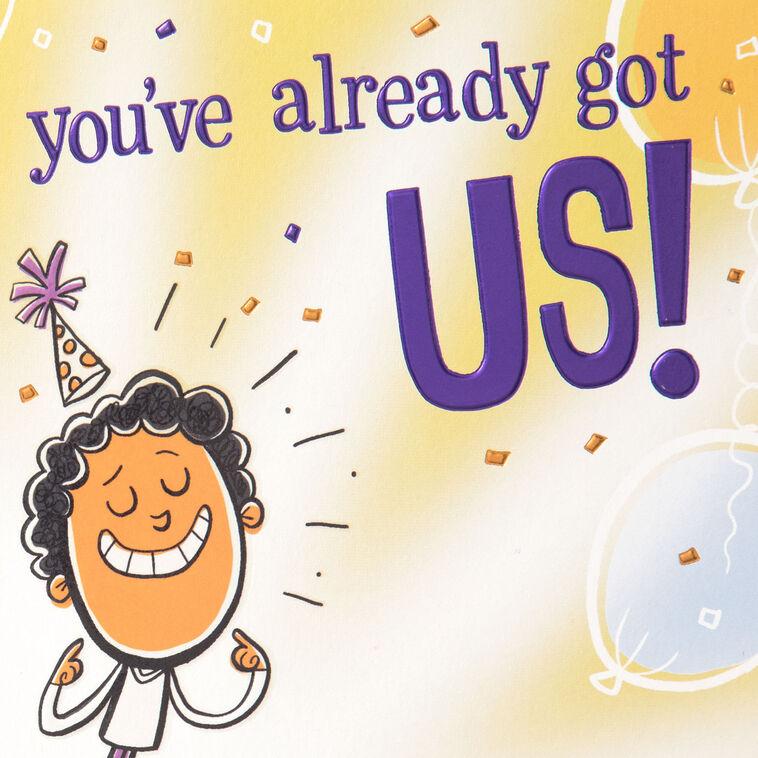 Hallmark We Wanted To Get You Something Exciting Funny Birthday Card From Us