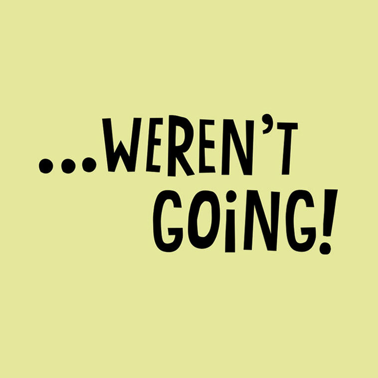 Hallmark We Wish You Weren't Going Funny Goodbye Card From All
