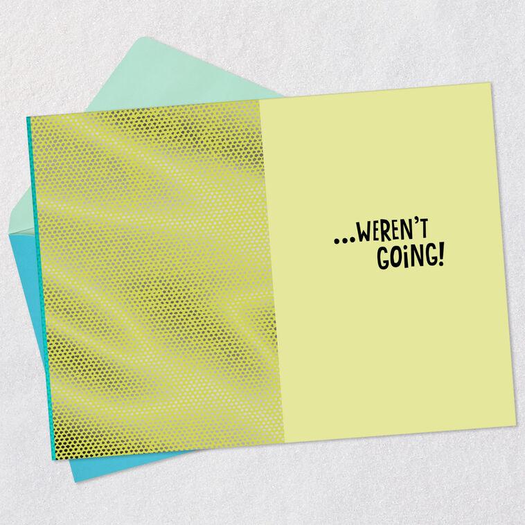 Hallmark We Wish You Weren't Going Funny Goodbye Card From All