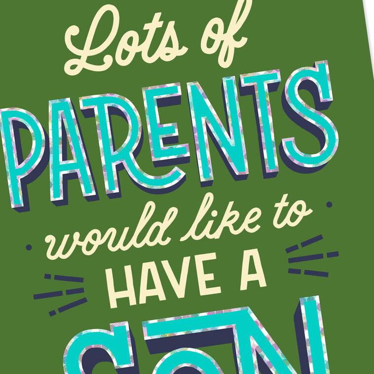 Hallmark We Won't Give You Up Funny Birthday Card For Son
