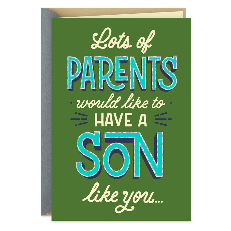 hallmark We Won't Give You Up Funny Birthday Card for Son