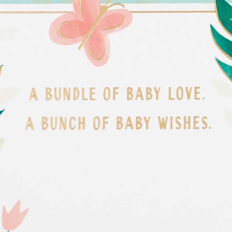 Hallmark Welcome Baby Jungle Animals 3D Pop-Up New Baby Card