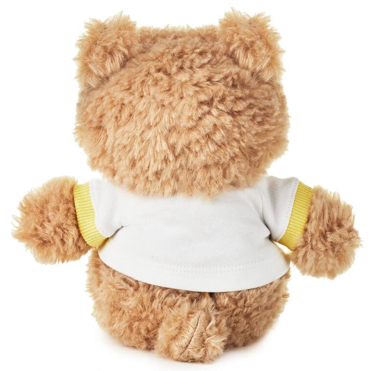 Hallmark Welcome Baby Recordable Teddy Bear Stuffed Animal 8.75"