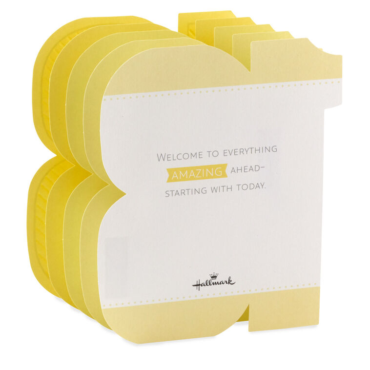 Hallmark Welcome To Amazing 3D Pop-Up 18th Birthday Card