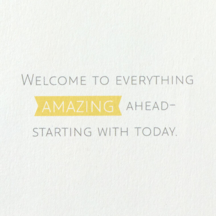 Hallmark Welcome To Amazing 3D Pop-Up 18th Birthday Card