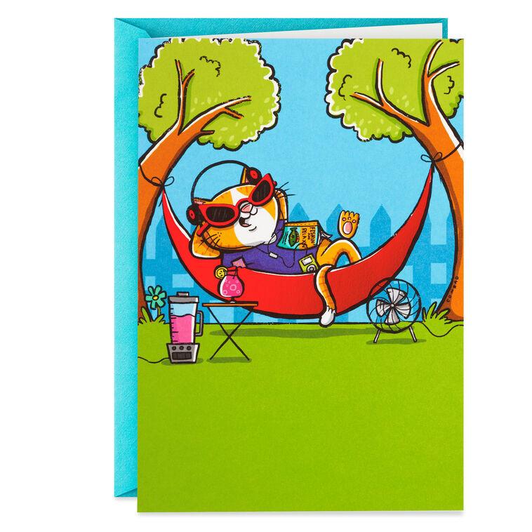 hallmark Welcome to the Seven-Day Weekend Funny Retirement Card