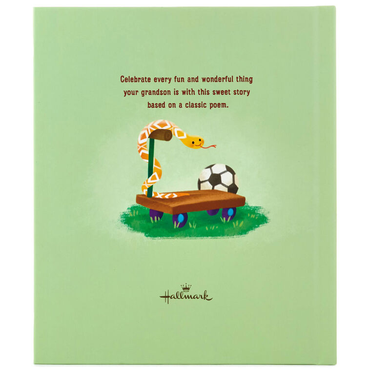 Hallmark What Are Grandsons Made Of? Recordable Storybook