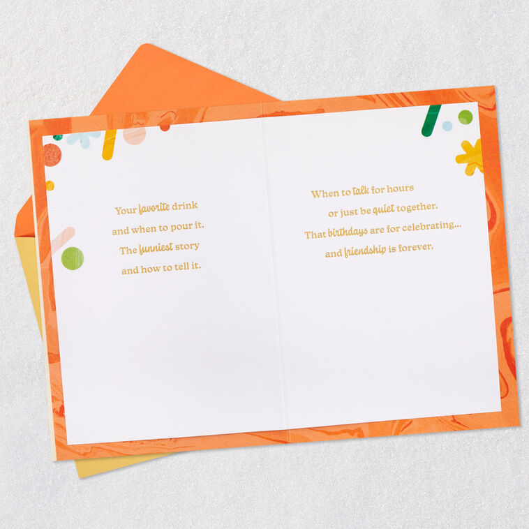 Hallmark What Good Friends Know Birthday Card For Friend