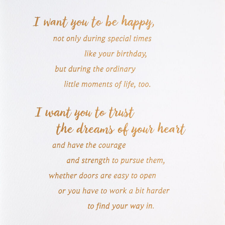 Hallmark What I Wish For You Birthday Card For Daughter