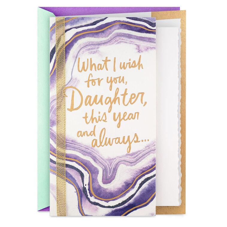 hallmark What I Wish for You Birthday Card for Daughter