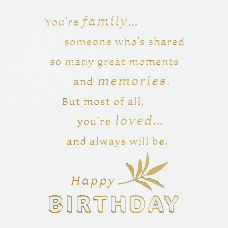 Hallmark What's Truly Important Is You Birthday Card For Parent