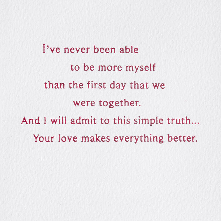 Hallmark What We Share Is Real Romantic Anniversary Card For Wife