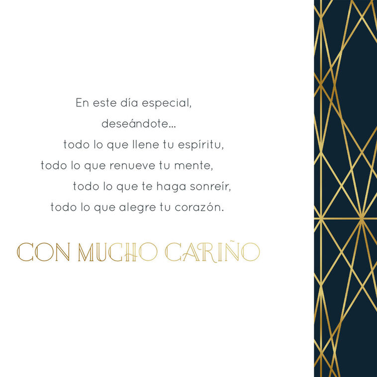 Hallmark Whatever Makes You Smile Spanish-Language Birthday Card