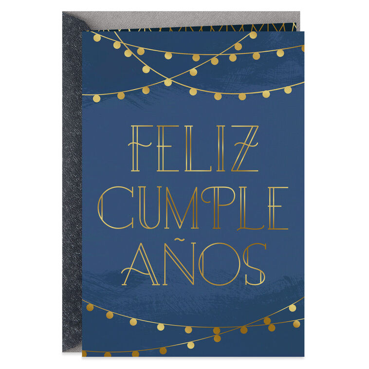 hallmark Whatever Makes You Smile Spanish-Language Birthday Card