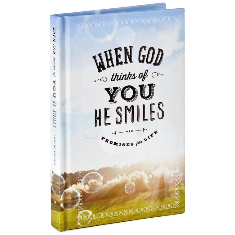 hallmark When God Thinks of You He Smiles: Promises for Life Book