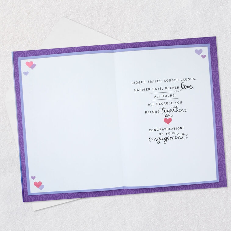 Hallmark When It's Right Engagement Congratulations Card