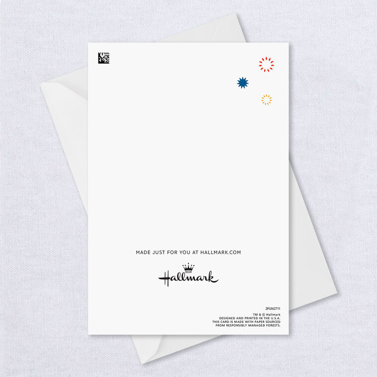 Hallmark When The World Got You Custom Birthday Card