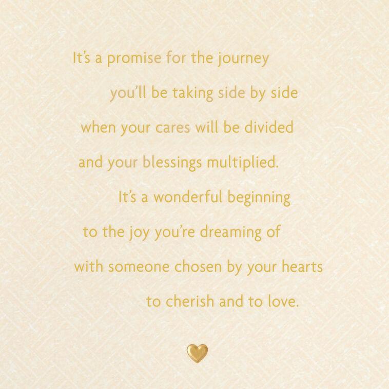 Hallmark When Two Beautiful Souls Become As One Wedding Card