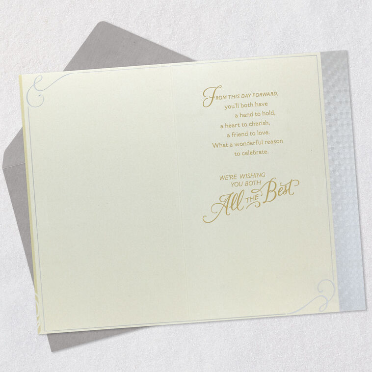 Hallmark When Two Hearts Love As One Wedding Card From Us