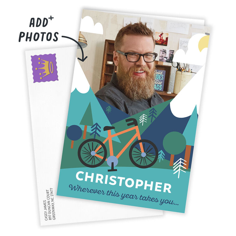 Hallmark Wherever The Year Takes You Custom Birthday Card