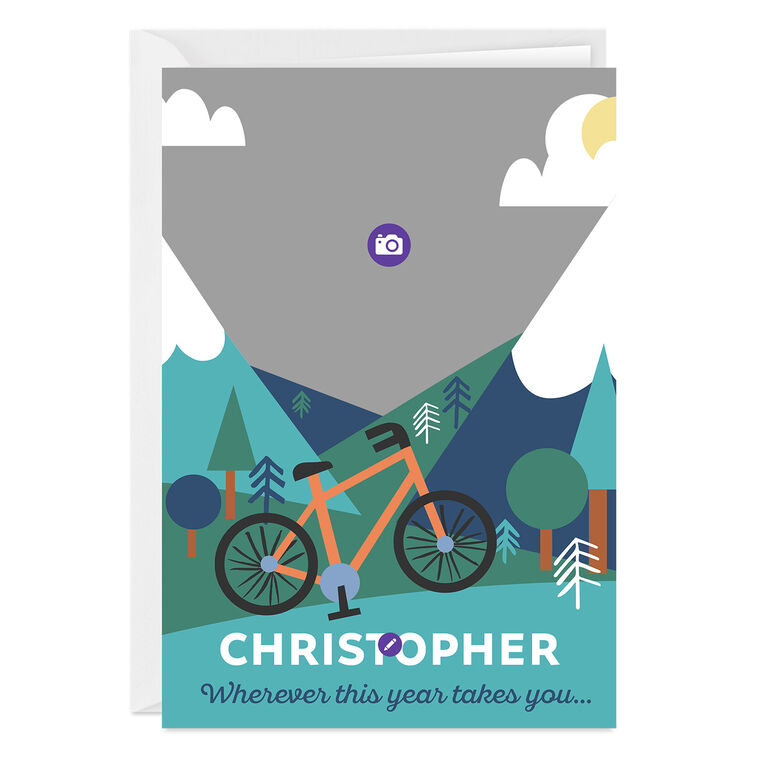 Hallmark Wherever The Year Takes You Custom Birthday Card