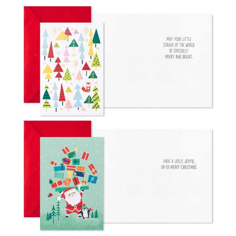 Hallmark Whimsical Assortment Boxed Christmas Cards Pack Of 24