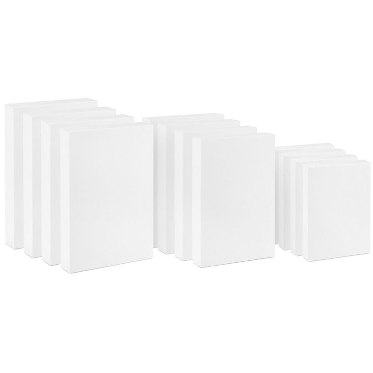 hallmark White 12-Pack Small Medium and Large Gift Boxes Assortment