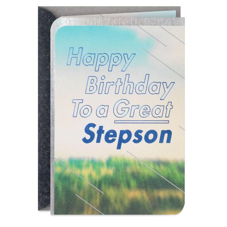 hallmark Whole Lot of Love Birthday Card for Stepson