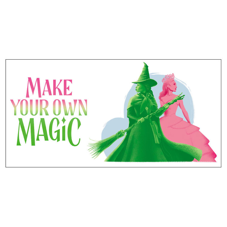 Hallmark Wicked Elphaba And Glinda Collectible Drinking Glass 13.5 Oz