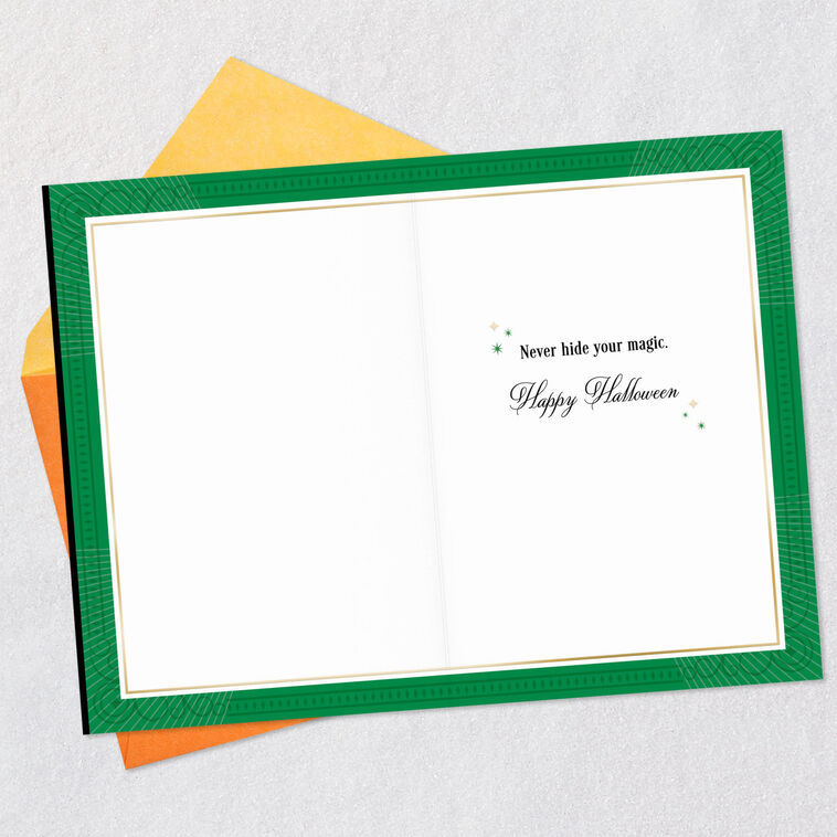 Hallmark Wicked Never Hide Your Magic Halloween Card